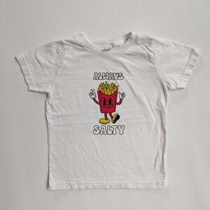 Little Chicken 'Always Salty' French Fries Tee Shirt